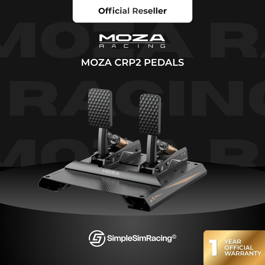 Moza CRP2 Loadcell Pedals (ประกันศูนย์ไทย 1 ปี) รูปที่ 1