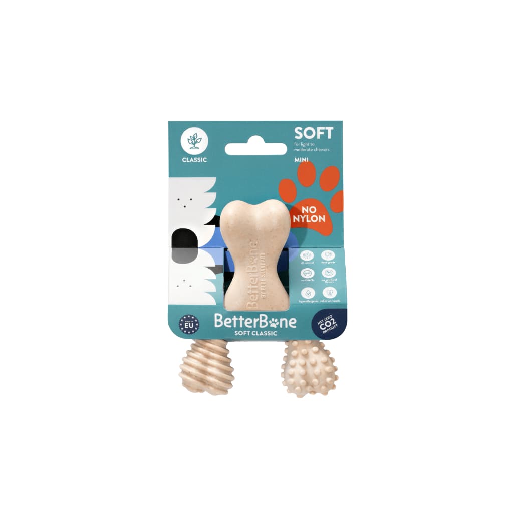 Better Bone Mini ของเล่นขัดฟันสุนัข เคี้ยวเพลิน ปลอดภัย วัสดุธรรมชาติ | ไม่บาดเหงือก ไม่อุดตันลําไส้ |…