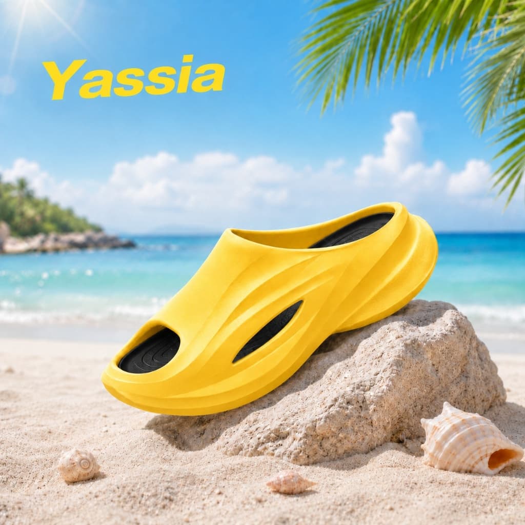 YASSIA Pojie รองเท้าแตะผู้ชาย พื้นหนา นุ่มสบาย ระบายอากาศ ดีไซน์ทันสมัย