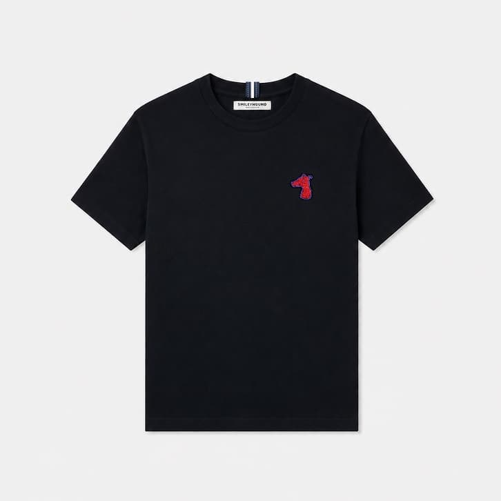 เสื้อยืดทรงคลาสสิก ปักโลโก้ CLASSIC FIT T-SHIRT WITH LOGO EMBROIDERED S26ME03013-A