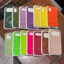 สําหรับ iphone18pro iphone18promax เคสกํามะหยี่ สีพื้นโลโก้ ลบรอยปากกาได้ เคสส่งจากไทย สําหรับ ไอโฟน