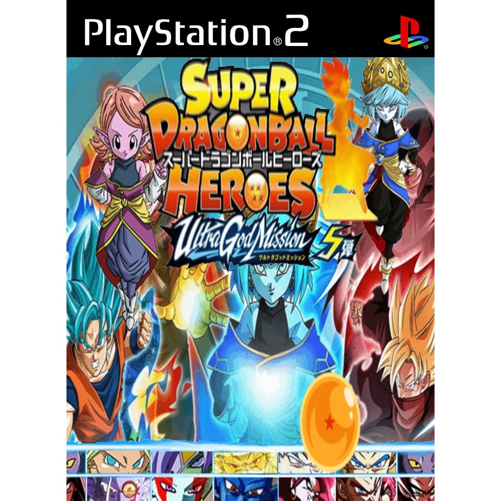 แผ่นเกมส์ PS2 Dragon Ball Super Heroes Big Bang Mission V7 สกรีนแผ่น คุณภาพ ส่งไว (DVD)