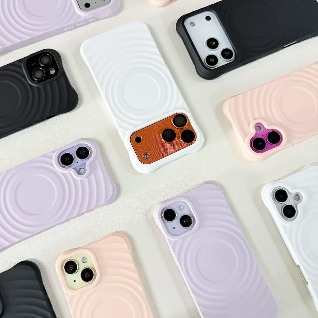 Ripple เคสกันกระแทก ชาร์จได้ ดีไซส์สวยหรู for iPhone 18promax11 13promax 14promax 15promax 16promax 17promax…