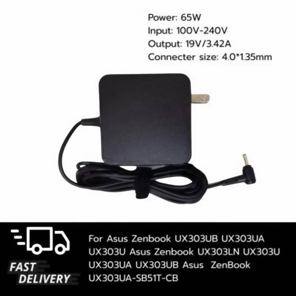 (ประกัน 18 เดือน) สายชาร์จ โน๊ตบุ๊ค for ASUS VivoBook 14 X412F 15 X512F K413F 65W อะแดปเตอร์ asus002 รูปที่ 1