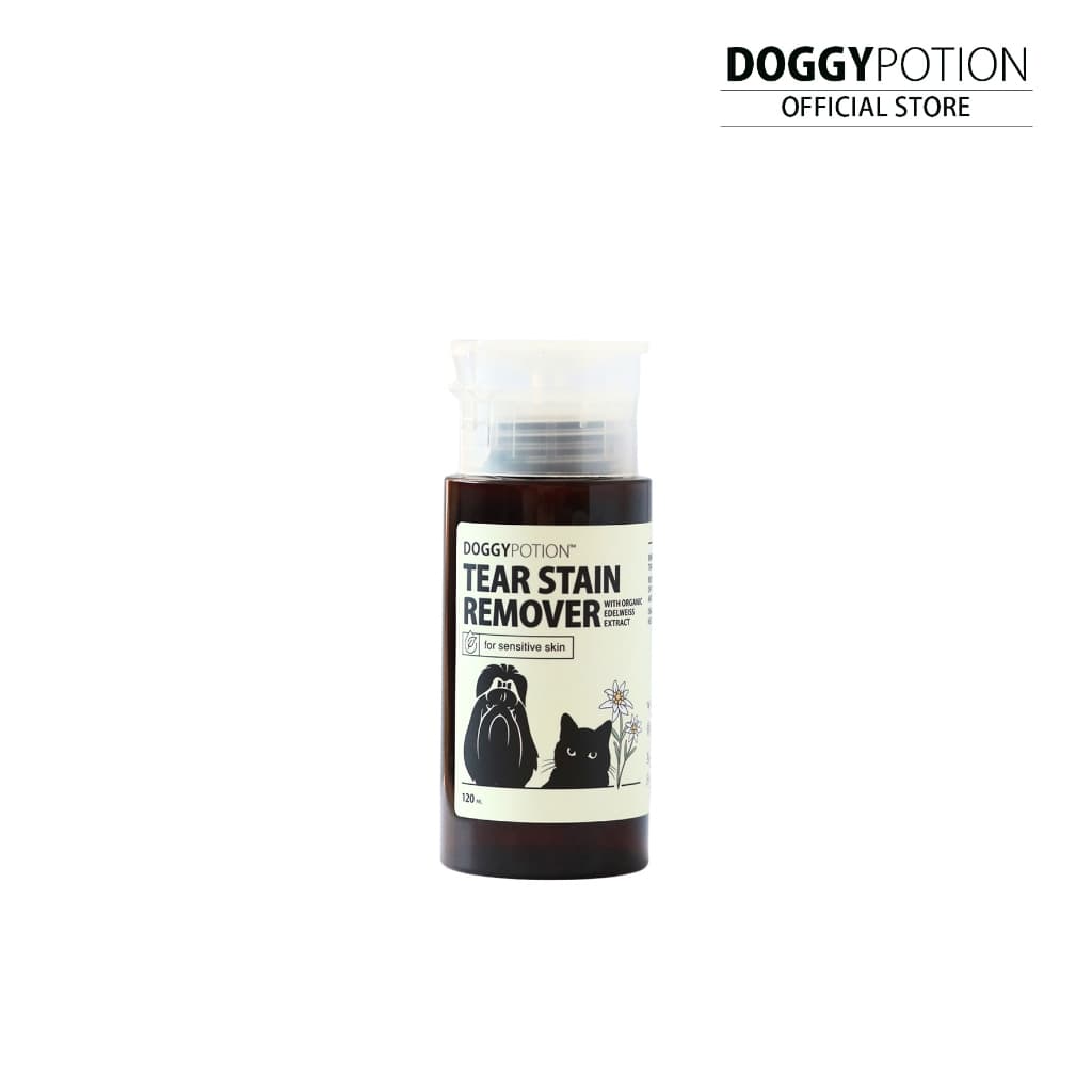 น้ํายาเช็ดคราบน้ําตา ขนาด 120ml Doggy Potion Tear Stain Remover