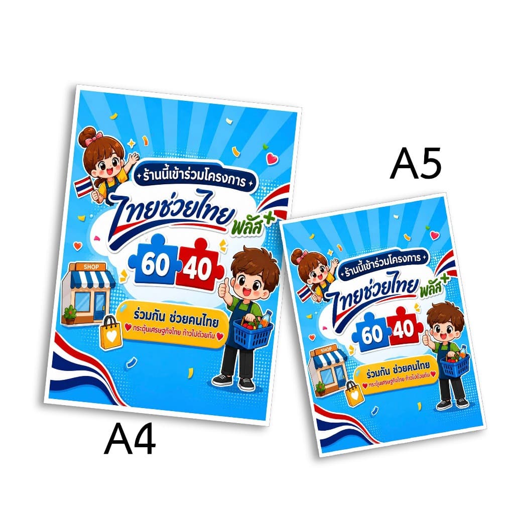 รับปริ้นงาน/เมนู/ป้าย/พร้อมเคลือบพลาสติก/มีส่งด่วน#ส่งทันที