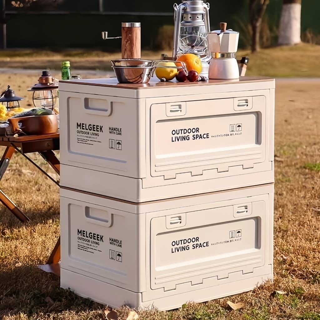 NeatBox กล่องตั้งแคมป์ กล่องอเนคประสงค์ 27L-50L กล่องพับได้ ความจุขนาดใหญ่ ใส่ของท้ายรถ