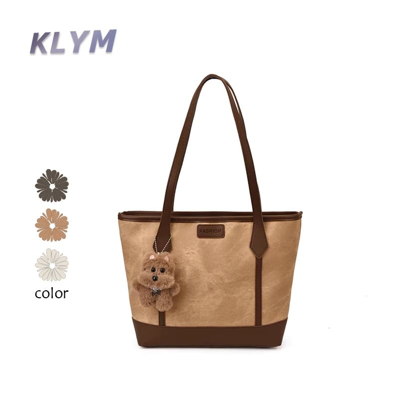 KLYM #TL003 กระเป๋าเดินทางแฟชั่นความจุสูง กระเป๋าสะพายข้าง กระเป๋าถือโท้ตสําหรับนักศึกษา
