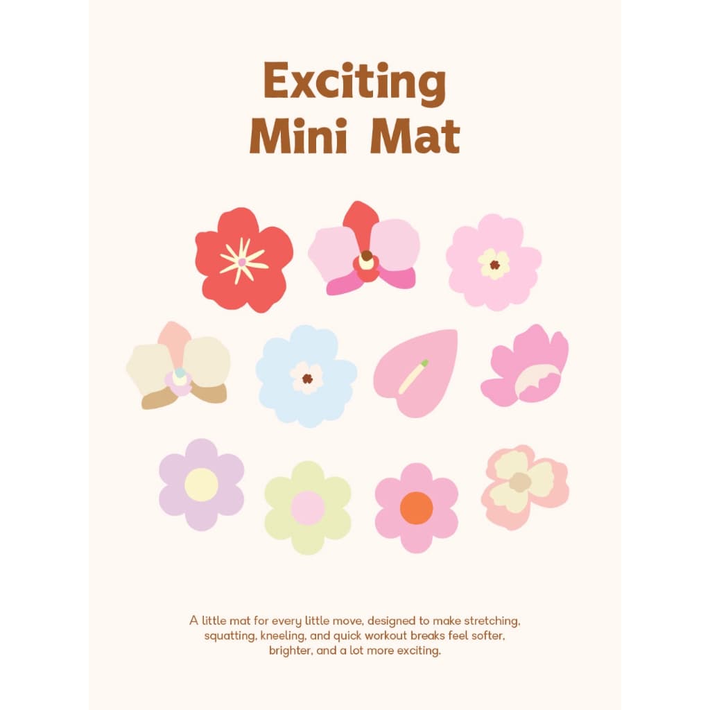 Exciting Mini Mat | เสื่อโยคะ เสื่อออกกําลังกาย แผ่นรองออกกําลังกาย