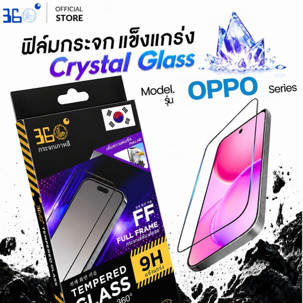 ฟิล์มกระจกเต็มจอใส Oppo A7 Pro A7Promax A6C A6 A3X A6PRO A78 A3PRO A78 A3S A3 A79 A18 5G