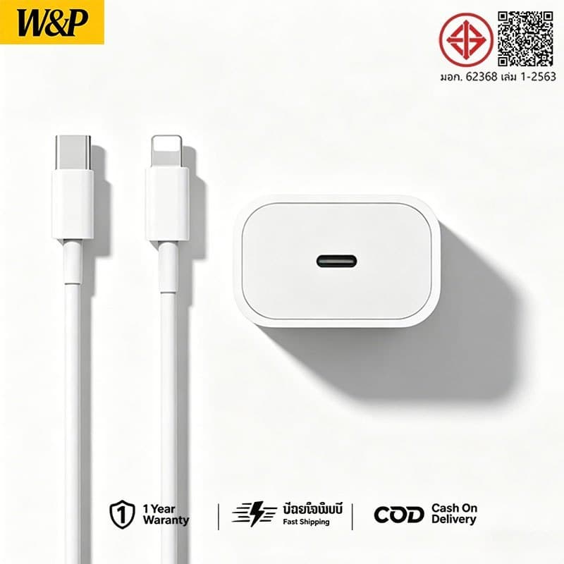 PD 30W ชุดชาร์จ type-c Fastcharge type c to L รองรับรุ่น IP7~17