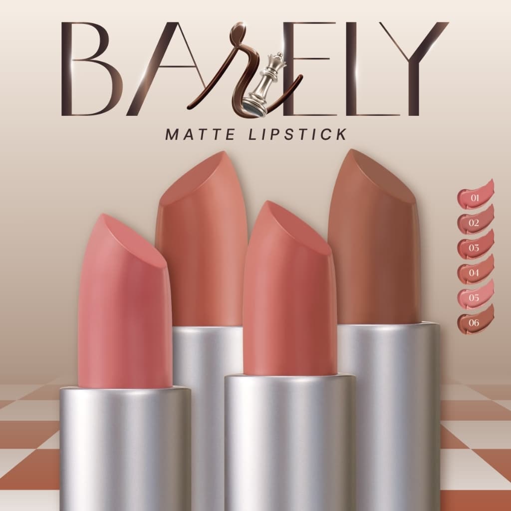 BARELY MATTE LIPSTICK ลิปนู้ดเนื้อแมทท์