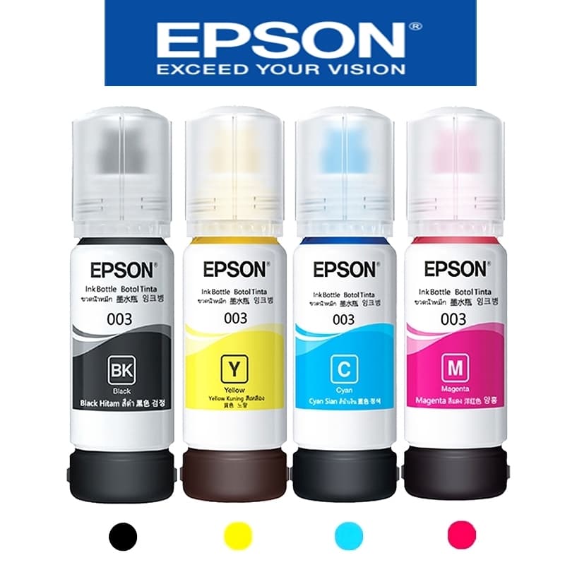 Epson หมึก 003 แท้ L3110 / L3150 / L5190/L3210/L3216/L3250/L3256/L5290/L5296