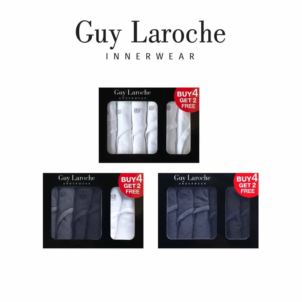 Guy Laroche กางเกงในกีลาโรช รุ่น PACK 6 ชิ้น Cotton spandex (JUS4905R6) รูปที่ 1
