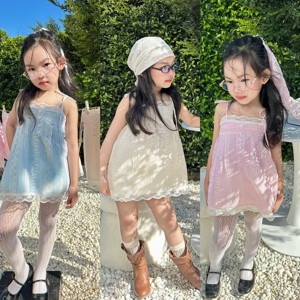 เสื้อ (ลูกไม้) ผูกไหล่ เสื้อเด็กผู้หญิง งานสวยน่ารัก รูปที่ 1