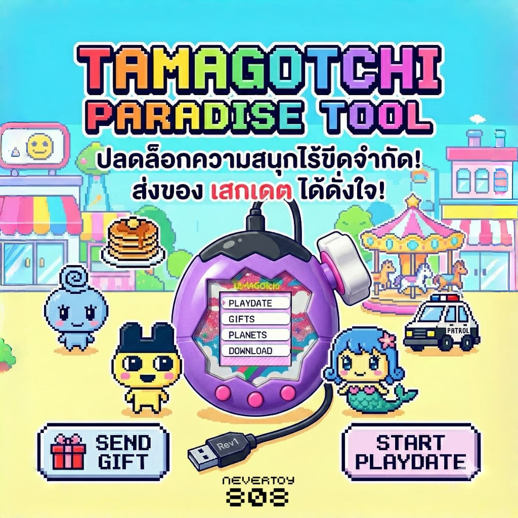 สาย USB สําหรับ Tamagotchi Paradise | 🧪 LAB TAMA DIY