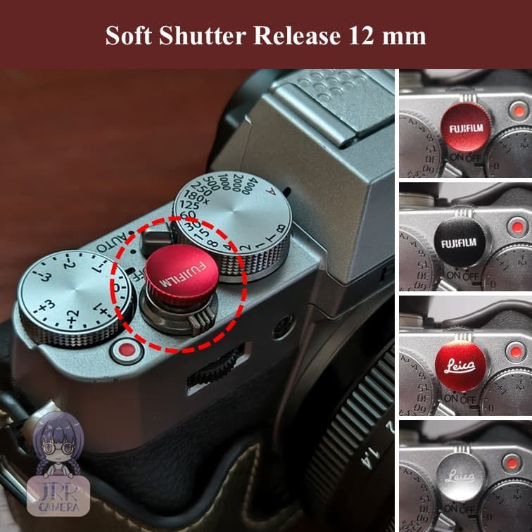 Soft Shutter Release 11 mm ลาย Leica & FUJIFILM พร้อมยาง O Ring / ปุ่ม SHUTTER ชัตเตอร์ / Soft Release…