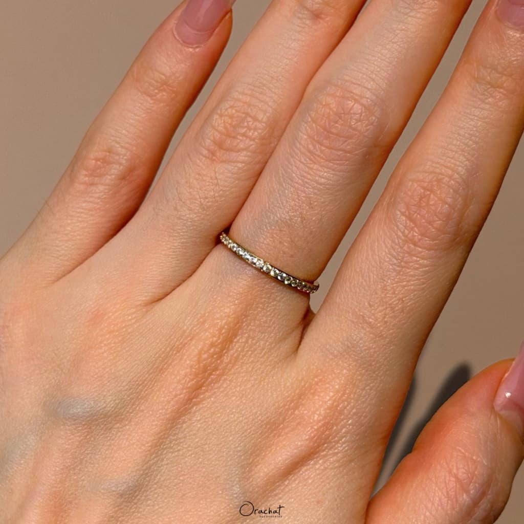 Orachat | Nan 14k ring. (แหวนตัวเรือนสแตนเลส) รูปที่ 1