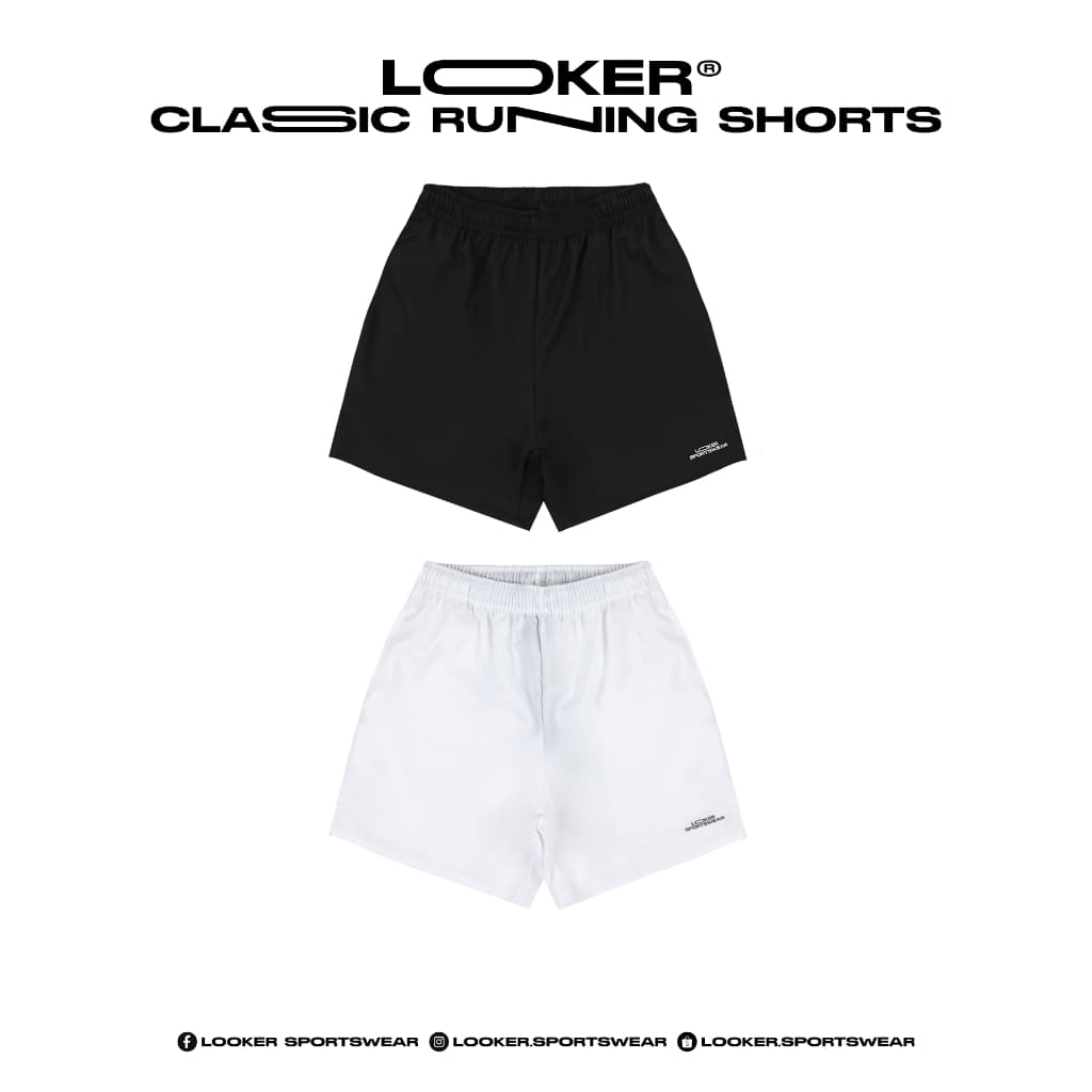 LOOKER Sportswear 2026 - Running Shorts กางเกงวิ่งขาสั้น