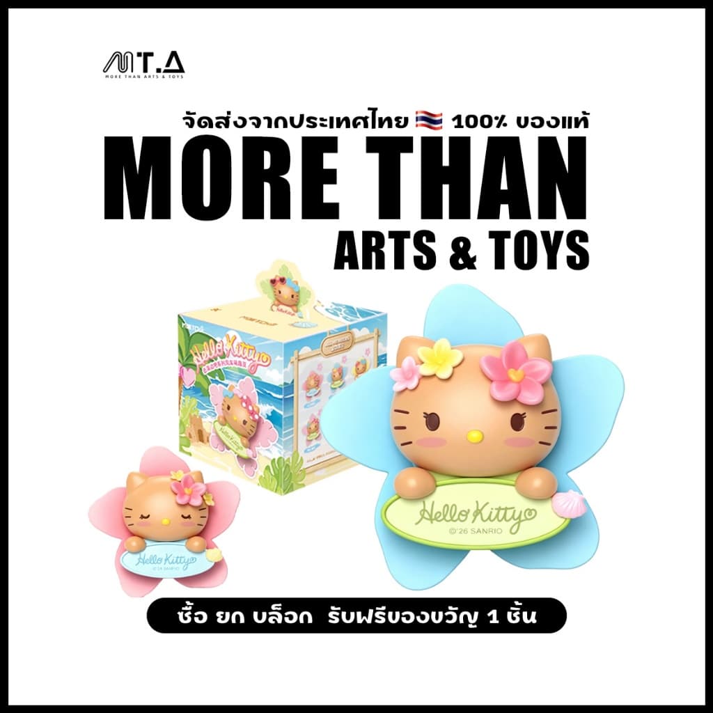 🇹🇭 MTA. Hello Kitty Go To The Beach Windmill Spinning Blind Box(กด12ชิ้น=1box)