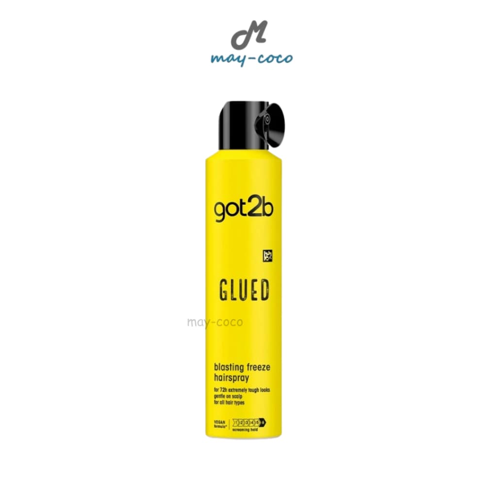 ถูก/แท้/มีไลฟ์ (300ml.) สเปรย์จัดแต่งทรงผม Schwarzkopf Got2b Glued Blasting Freeze Spray แว็กซ์ เซ็ทผม…