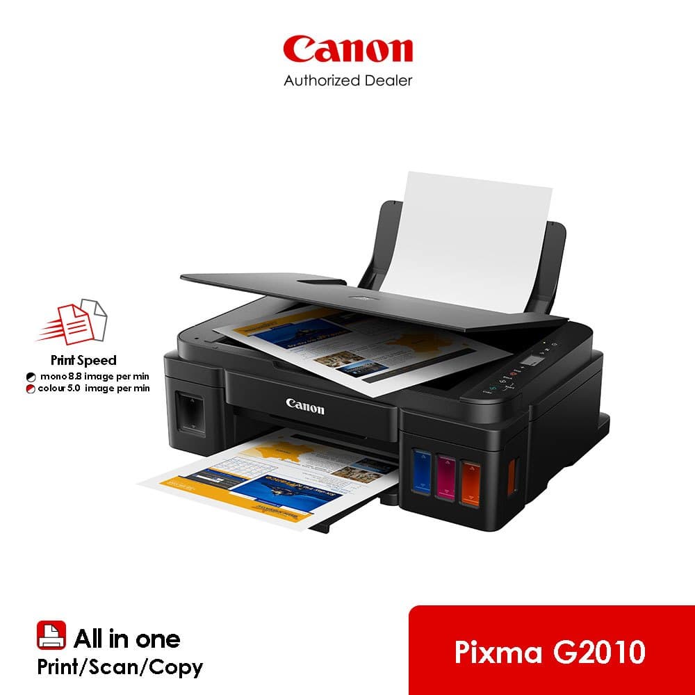 Canon เครื่องพิมพ์มัลติฟังก์ชันอิงค์เจ็ท รุ่น PIXMA G2010