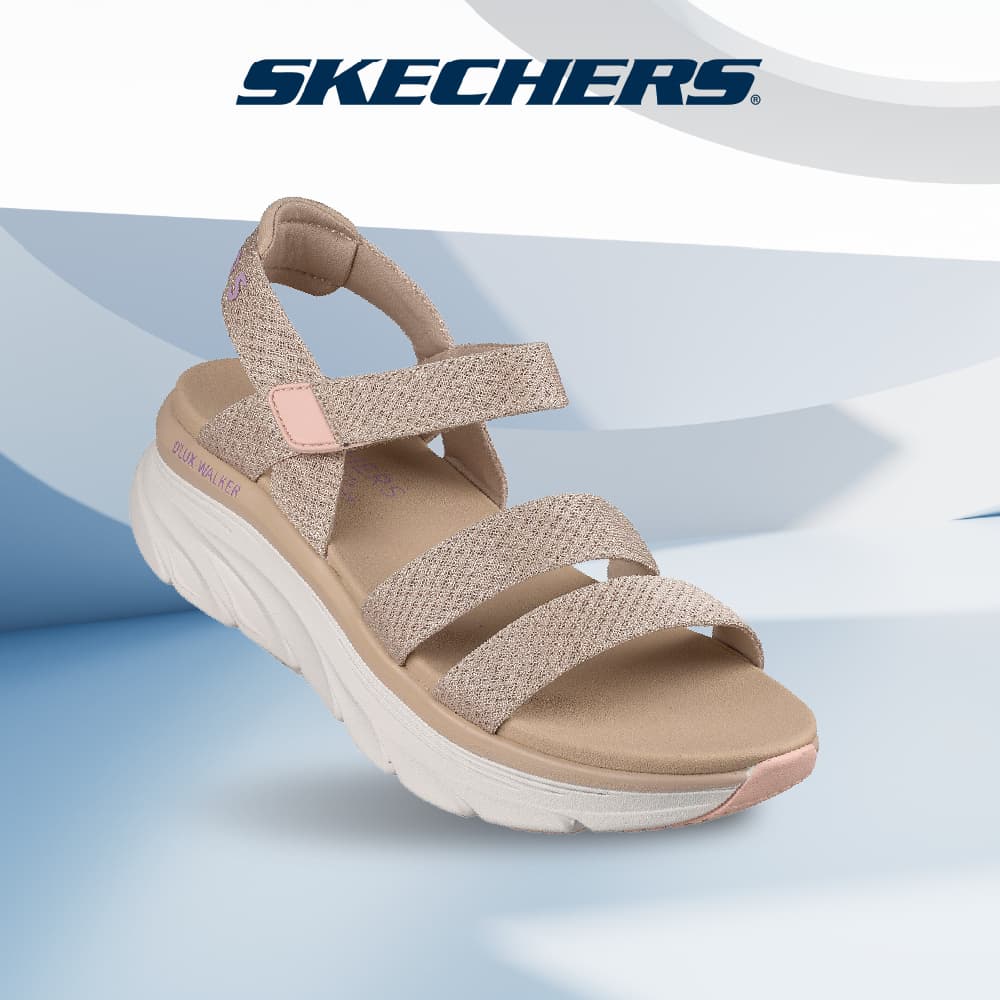 Skechers สเก็ตเชอร์ส รองเท้าแตะผู้หญิง Women Sport Comfort D'Lux Walker Sandal Shoes - 163586-TPE (latest)