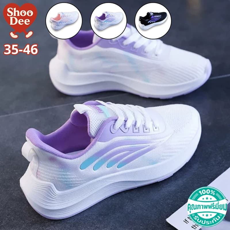ShooDee รองเท้าผ้าใบแฟชั่น รองเท้า นุ่มเบา ใส่สบาย เหมาะสําหรับคุณผู้หญิง 36-40