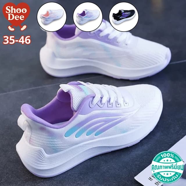 ShooDee รองเท้าผ้าใบแฟชั่น รองเท้า นุ่มเบา ใส่สบาย เหมาะสําหรับคุณผู้หญิง 36-40