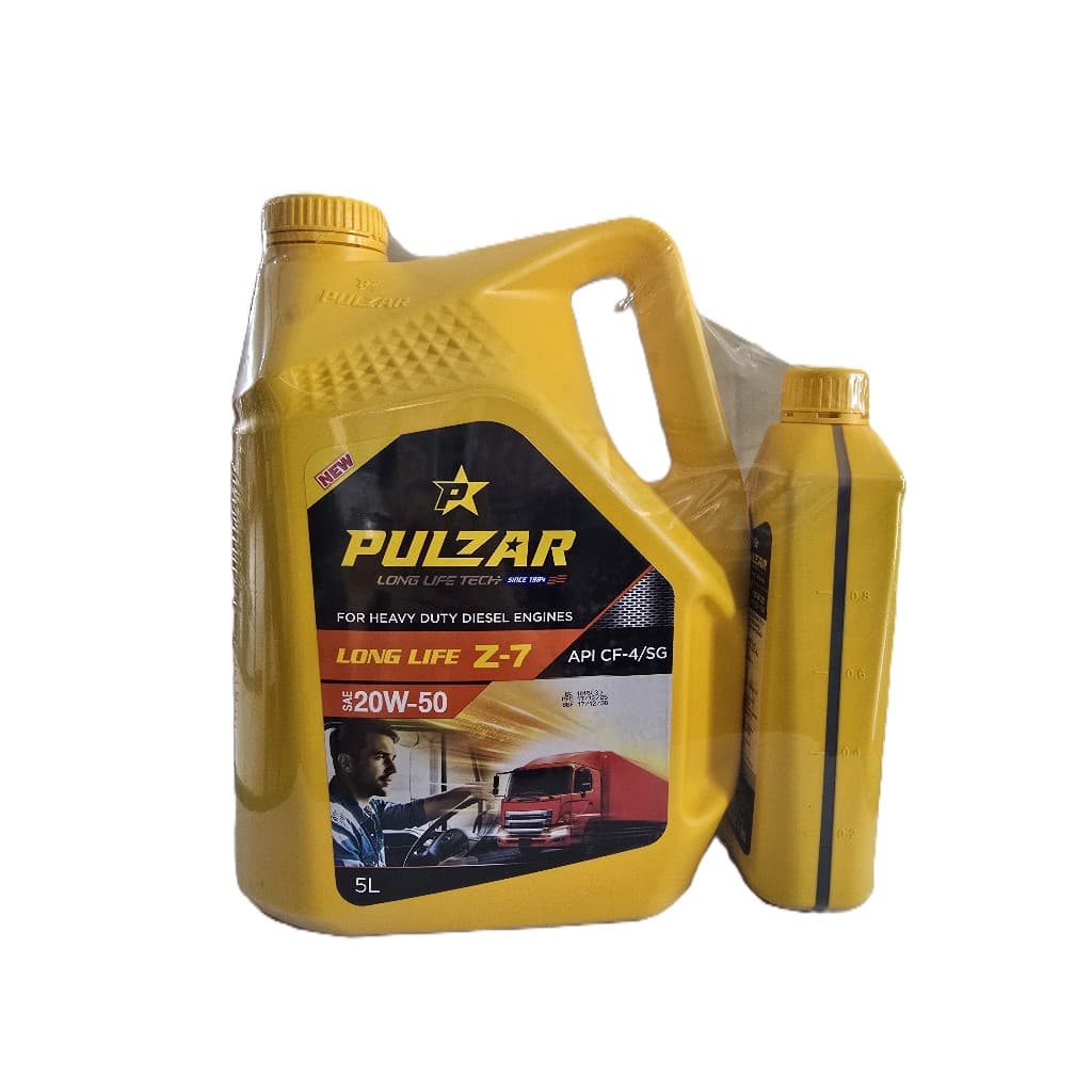 PULZAR น้ํามันเครื่อง LONG LIFE Z-7 20W-50 ปริมาณ 5+1 ลิตรสําหรับรถยนต์