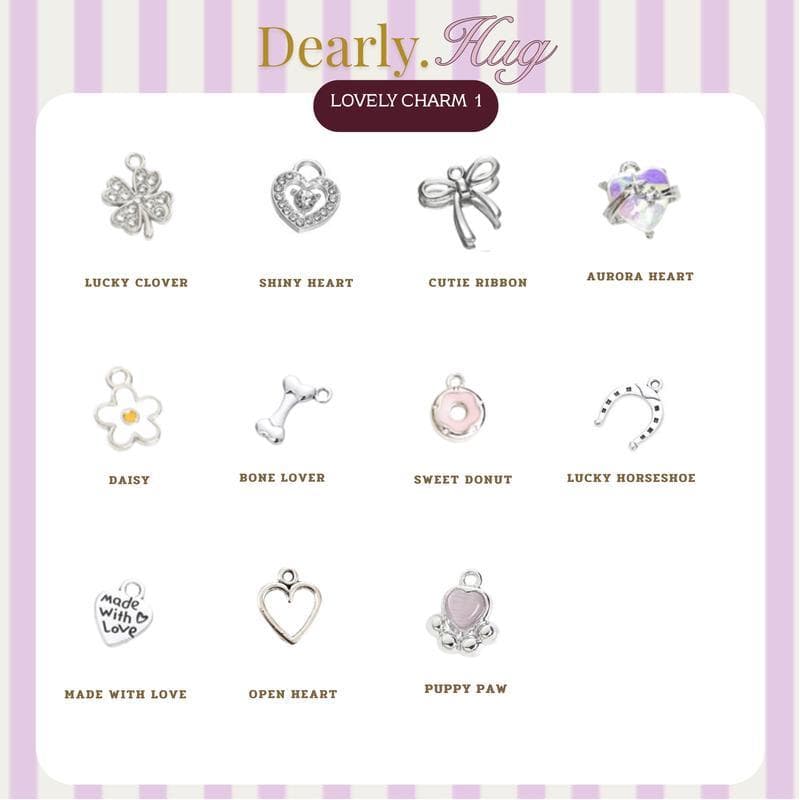 Dearly Hug - Lovely Charm จี้น่ารักๆ สําหรับตกแต่งเครื่องประดับ