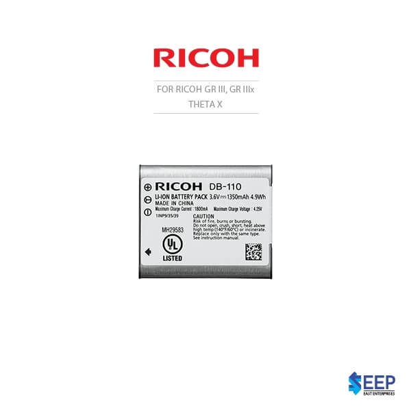RICOH DB-110 Rechargeable Lithium-Ion Battery รูปที่ 1