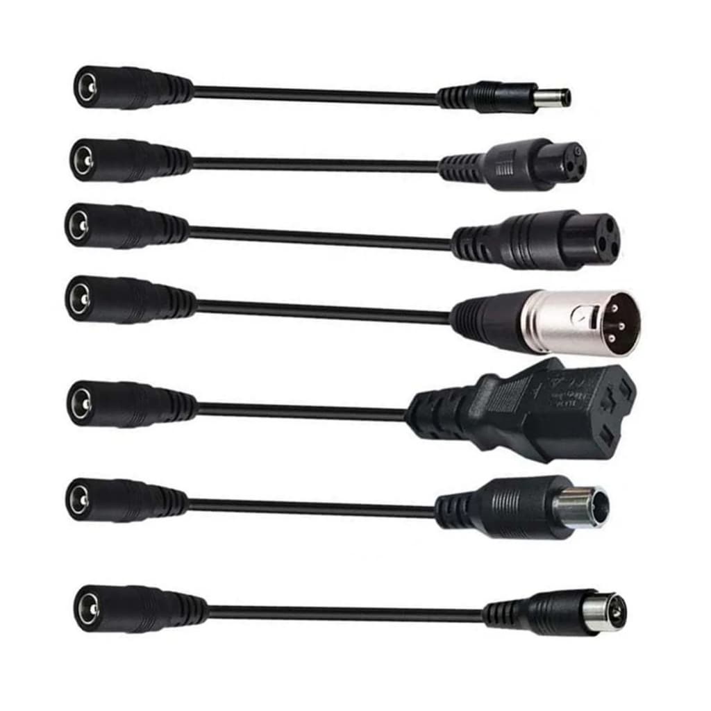สายแปลง DC 5.5x2.1 เป็น M12 M16 3Pin XLR RCA IEC 3P 8016 5525 สําหรับอุปกรณ์ชาร์จสกู๊ตเตอร์และจักรยานไฟฟ้า(ราค…