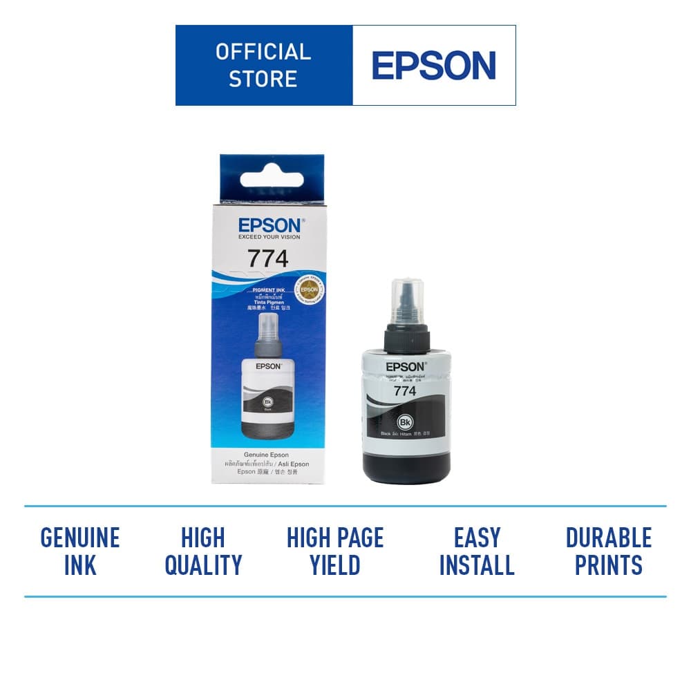 Epson T774 Inks Bottle (C13T774100) หมึกเติมกันน้ํา