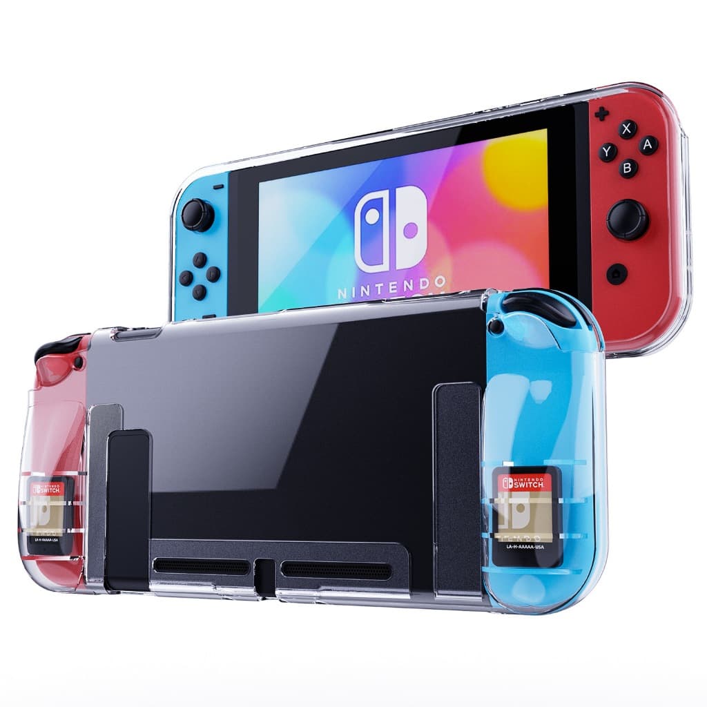 เคสป้องกันแบบใส ทําจาก TPU นุ่ม เหมาะสําหรับเครื่องเกม Nintendo Switch รุ่นแรก ป้องกันการตกกระแทก