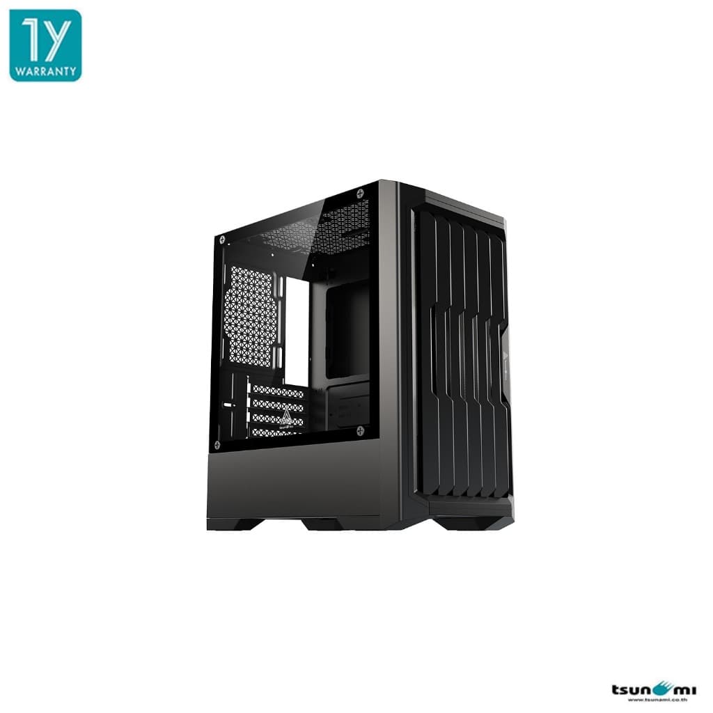 เคสคอมพิวเตอร์ Tsunami Adventure Iscar Tempered Glass M-ATX Gaming Case รับประกัน 1 ปี