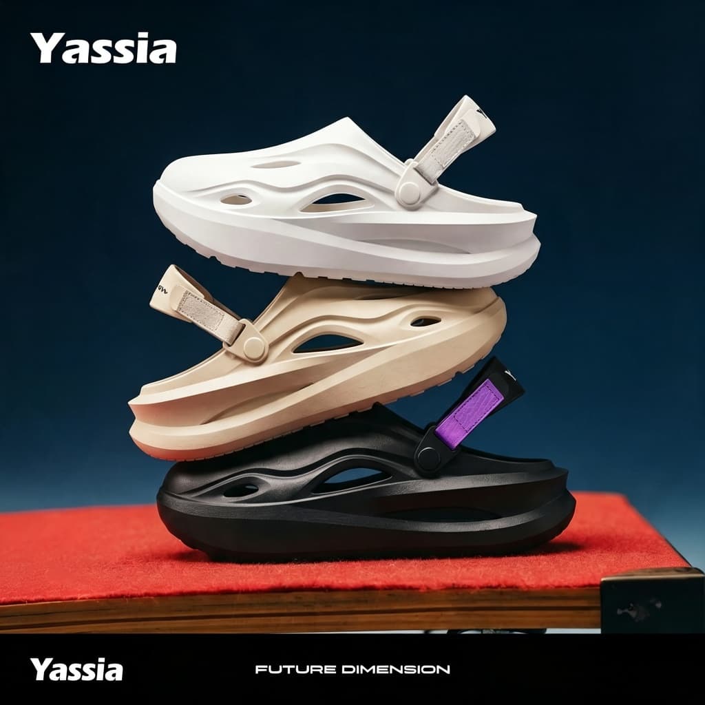 YASSIA รองเท้าแตะชายหญิง พื้นหนา กันลื่น น้ําหนักเบา ใส่สบาย ใส่เที่ยวทะเล ใส่ได้ทุกวัน ไซซ์ใหญ่สุด (46-47)