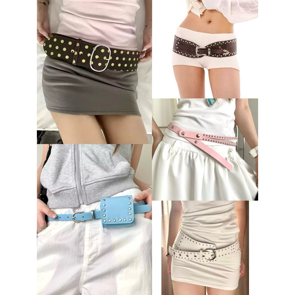 (พร้อมส่ง ) เข็มขัดแฟชั่น หลากหลายแบบ