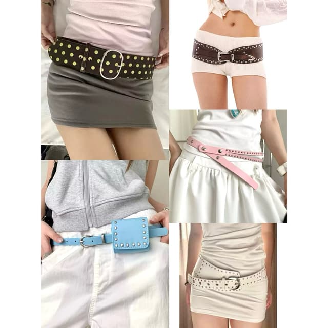 (พร้อมส่ง ) เข็มขัดแฟชั่น หลากหลายแบบ