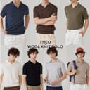 TWENTYSECOND เสื้อโปโลแขนสั้น ผ้า Knit รุ่น Theo Wool Knit polo