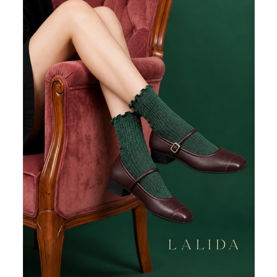 Women shoes รองเท้าผู้หญิงส้นสูง รองเท้าหนัง ส้นสูง 3 ซม. ดีไซน์สวย นุ่มสบาย ระบายอากาศดี เหมาะทุกโอกาส