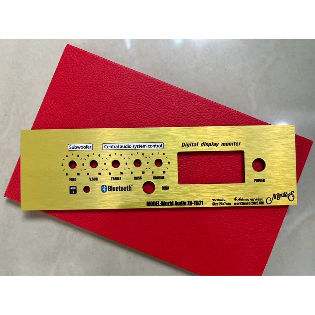 แผ่นเพลท tb21 ขนาดเล็ก ช่องเจาะ 5x20cm ขนาดแผ่น 7x24cm