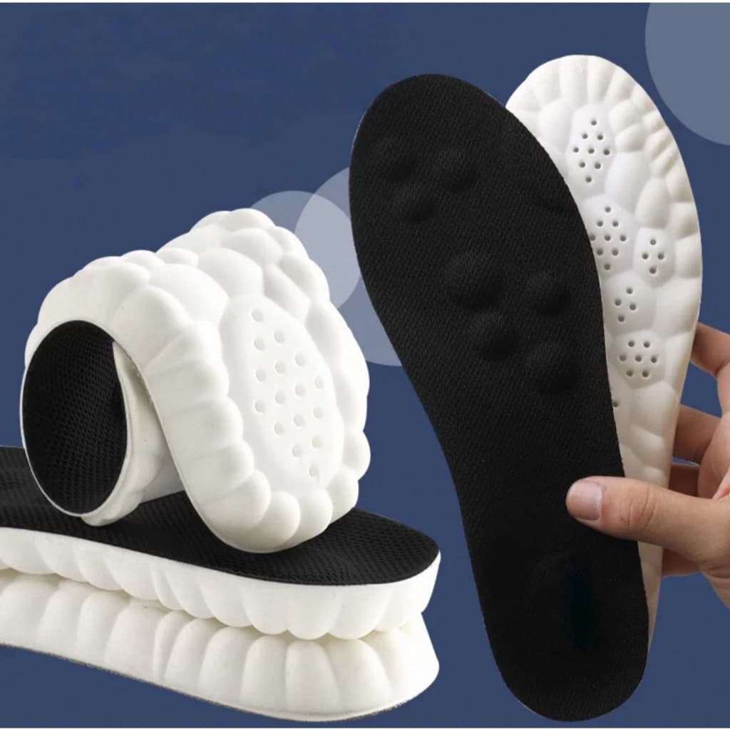 1 คู่ Insoles เบาะนุ่มคุณภาพสูง,พื้นรองเท้านุ่มๆใส่สบายไร้กลิ่นสําหรับรองเท้าทุกประเภท
