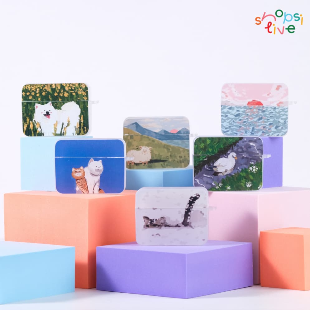 เคส AirPods Gen4 2024 HAPPY BLOCK สําหรับใช้กับ AirPods Gen4, AirPods Pro2, AirPods Gen3 เคสซิลิโคนแข็ง ขุ่น…