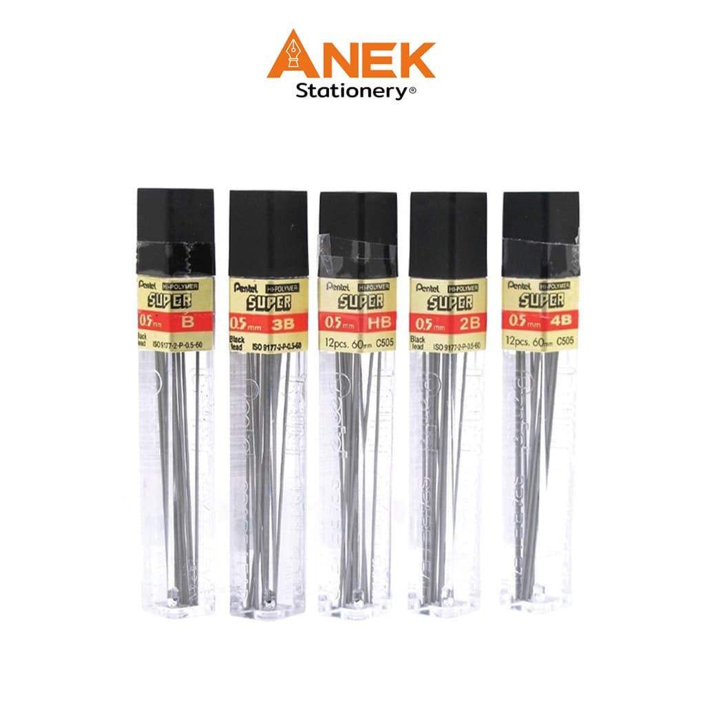 ไส้ดินสอกด Pentel รุ่น C505 (Hb,2B,3B,4B) รูปที่ 1