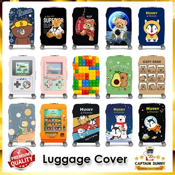 ผ้าคลุมกระเป๋าเดินทาง ผ้ายืด รุ่นผ้าหนา - Mix Collection