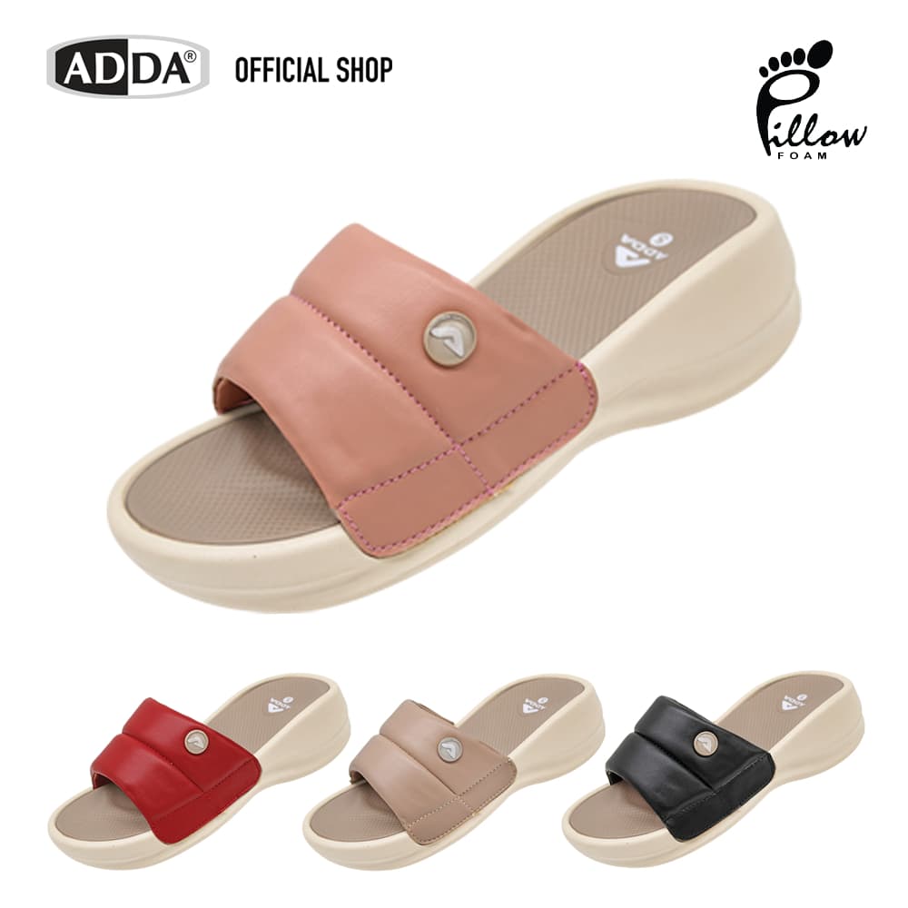 ADDA Pillow Foam รองเท้าแตะ สําหรับผู้หญิง รุ่น 3PF01W1 (ไซส์ 4-7)