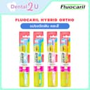 ลด 50%ในไลฟ์ แปรงจัดฟัน Fluocaril Hybrid Ortho 1 ชิ้น คละสี ของแท้