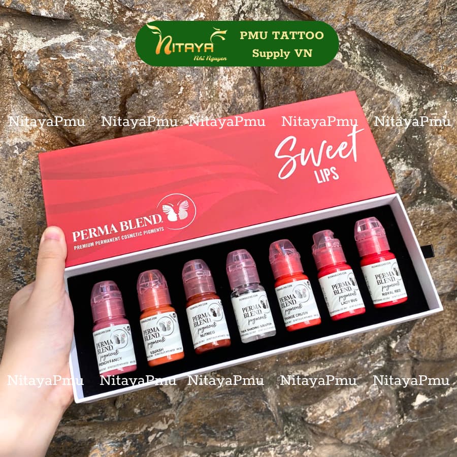 สีสักคิ้ว ปาก ขอบตา Perma Blend (USA) - สี Perma Blend 15ml แน่น ติดทนนาน ไม่เปลี่ยนสี