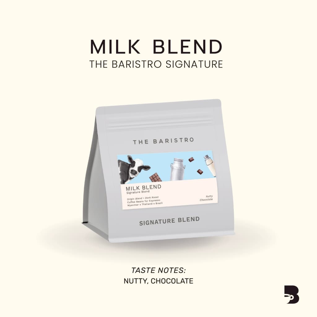 เมล็ดกาแฟ คั่วเข้ม - Milk Blend The Baristro Signature รูปที่ 1